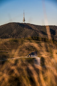 Scenic view of mountain against sky