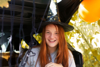 Portrait of a smiling young woman