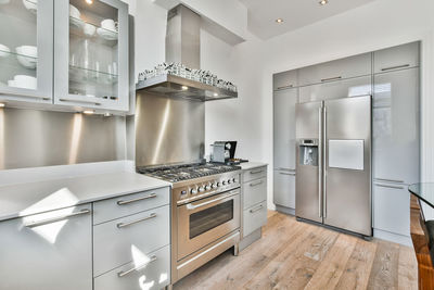 Row of kitchen at home