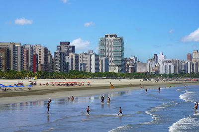 Praia do josé menino beach, santos, brazil