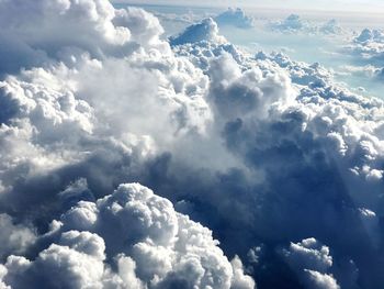 Full frame shot of clouds in sky