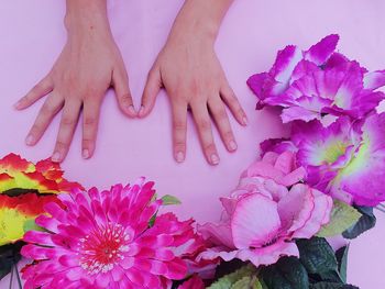 Close-up of pink flowers