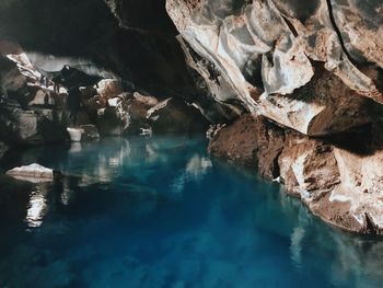 Scenic view of rock formation