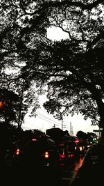 Cars on road against sky