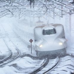 Snow covered road