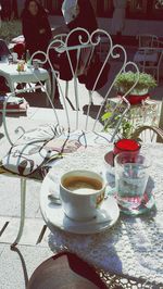 Close-up of drink on table