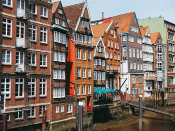 Low angle view of buildings against sky