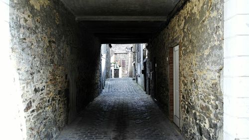 Narrow alley in narrow alley