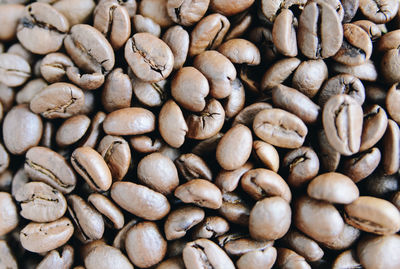 Full frame shot of coffee beans