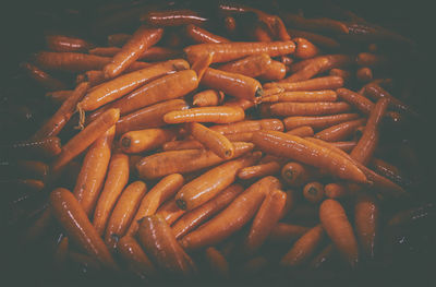 High angle view of fresh vegetables