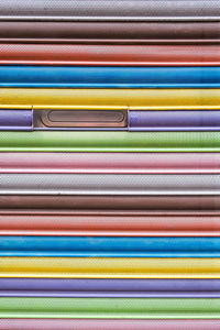 Full frame shot of multi colored pencils