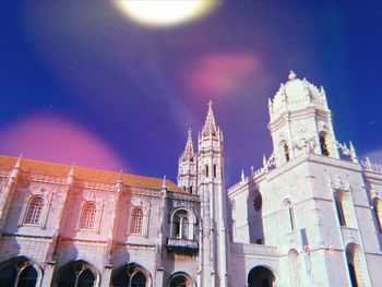 Low angle view of historical building against sky