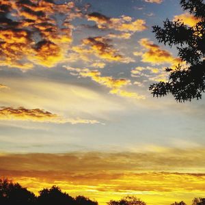 Scenic view of sunset sky