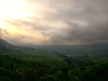 Scenic view of landscape against sky