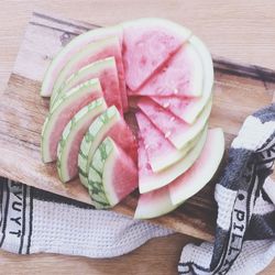 Close-up of food on table