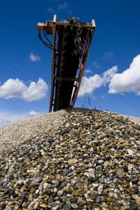 Gravel extraction in botovo, croatia