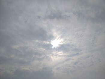 Low angle view of sky