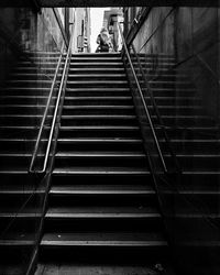 Low angle view of staircase