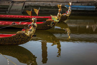 Sculpture of lake