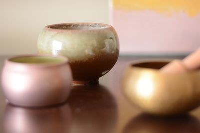 Close-up of drink on table