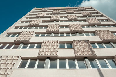 Low angle view of building against sky