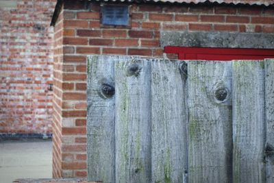 Close-up of weathered wall