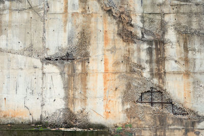Full frame shot of weathered wall