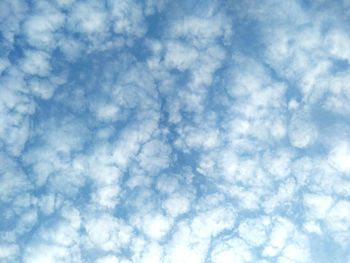 Low angle view of blue sky