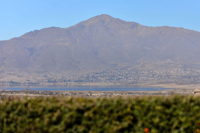 Scenic view of mountains