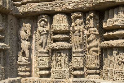 View of buddha statue in temple