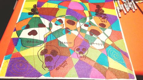 multi colored