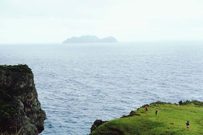 Scenic view of calm sea