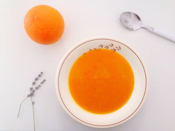 Directly above shot of food in bowl