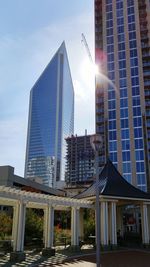 Modern buildings in city