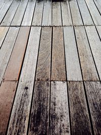 Full frame shot of wooden wall