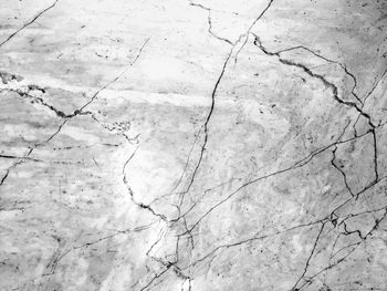 Full frame shot of cracked land