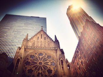 Low angle view of building against sky