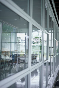 Interior of restaurant