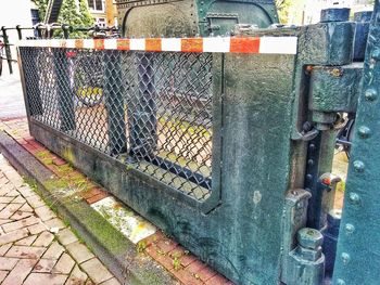 Close-up of chainlink fence