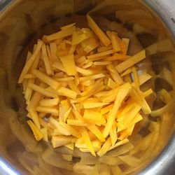 Close-up of noodles in bowl