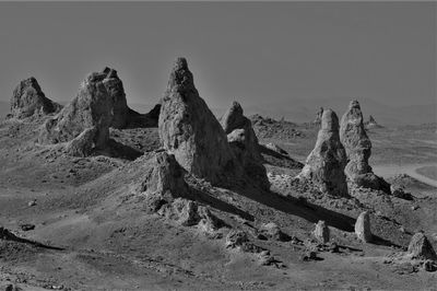 Panoramic view of mountains against sky