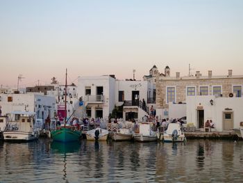 Boats in sea