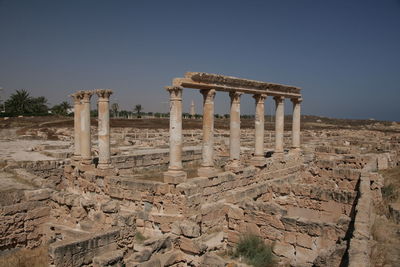 Old ruins against clear sky