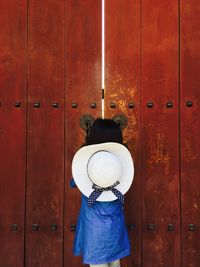 Close-up of wooden wall