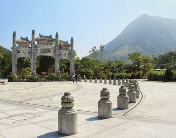 View of historic building against sky