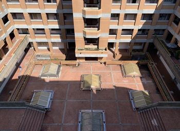 High angle view of residential building