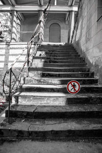 Staircase of building