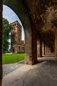 View of old ruin building