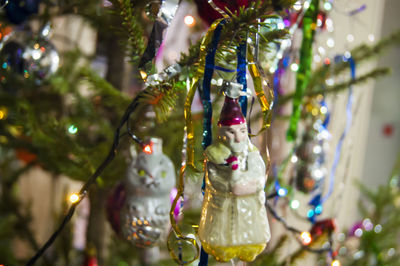 Close-up of christmas tree