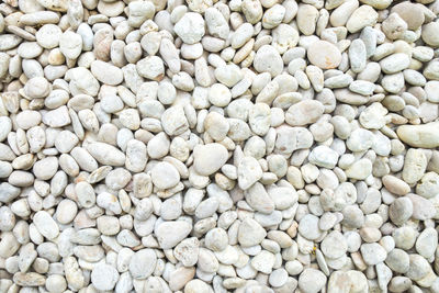Full frame shot of pebbles